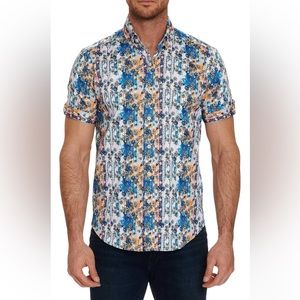 Robert Graham Jasper Floral Tailored Fit Short Sleeve 2XL